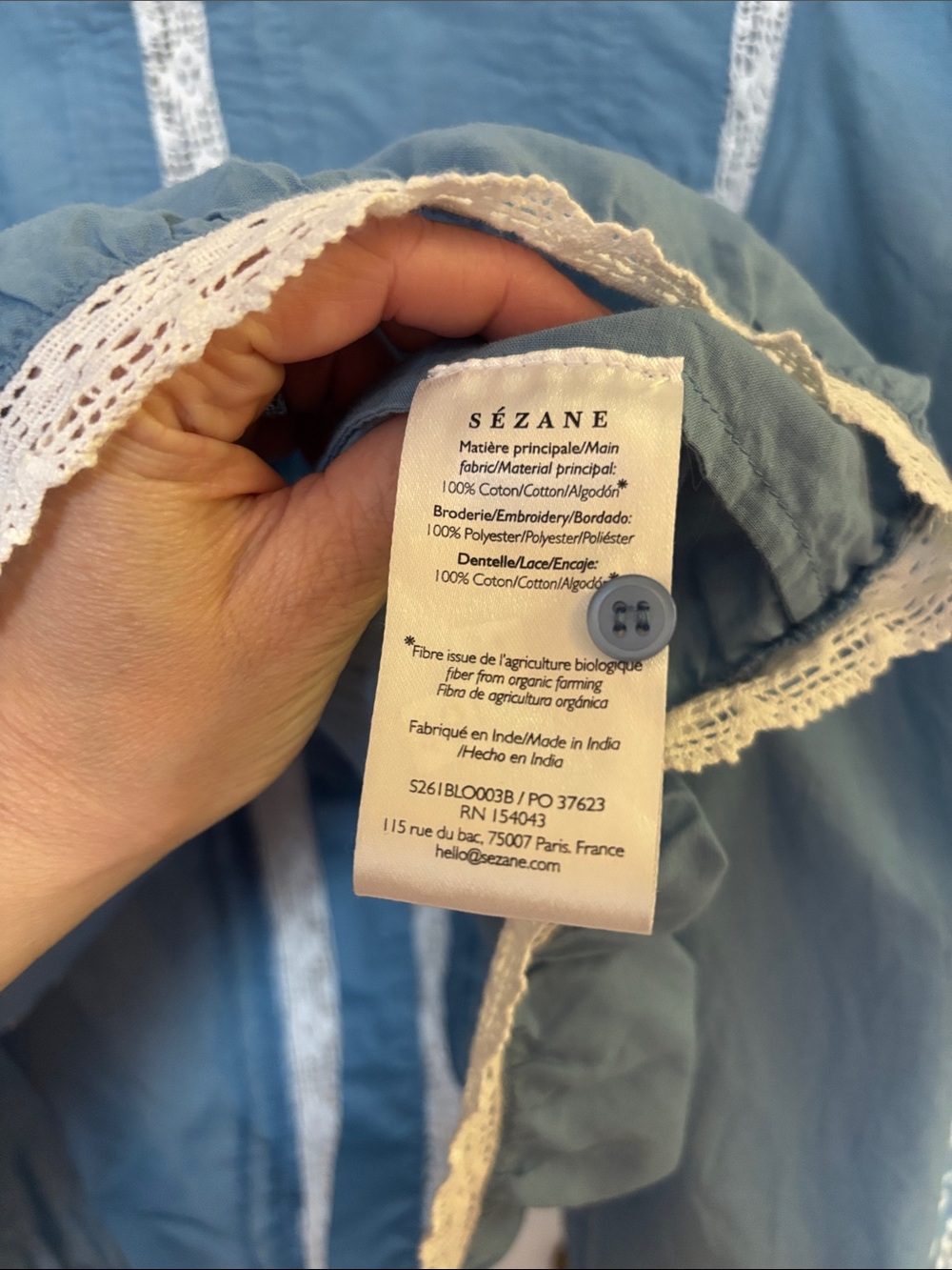 Sezane Enea Blouse - Picture 4 of 6